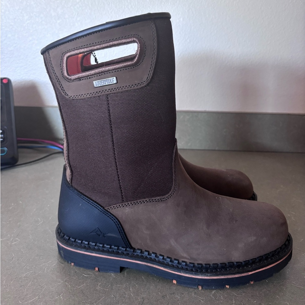 Durable Brown Work Boots